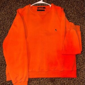 Tommy Hilfiger Orange Crew Neck Sweater